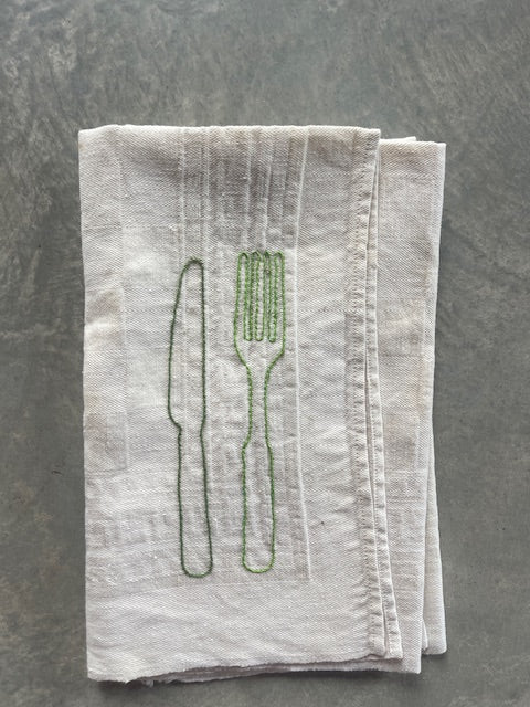 Set of Embroidered Napkins