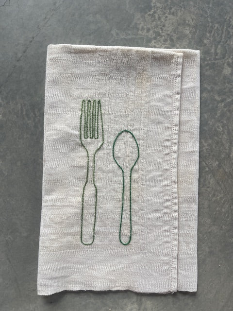 Set of Embroidered Napkins