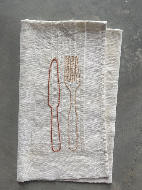 Set of Embroidered Napkins