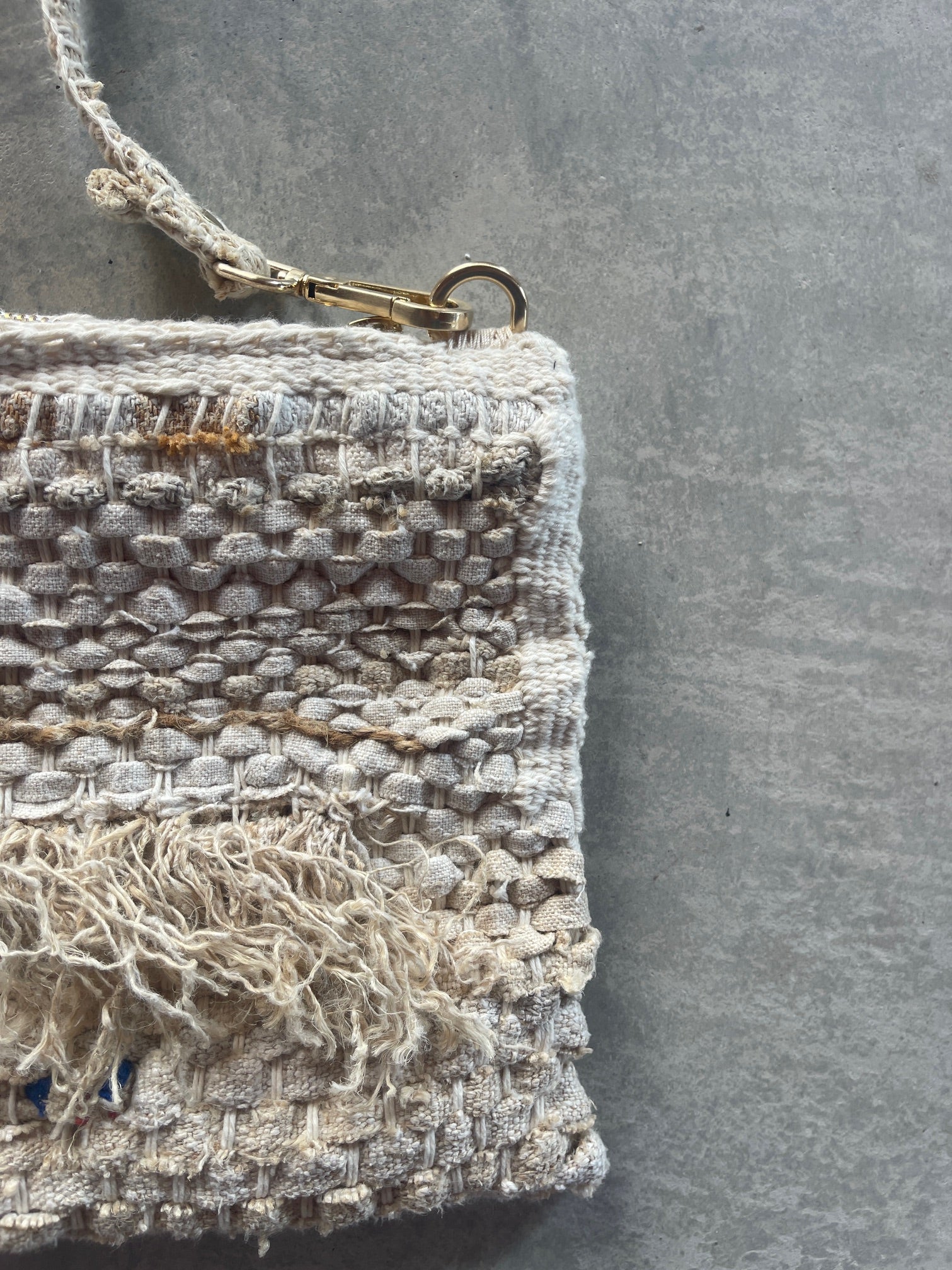 Zero waste woven bag