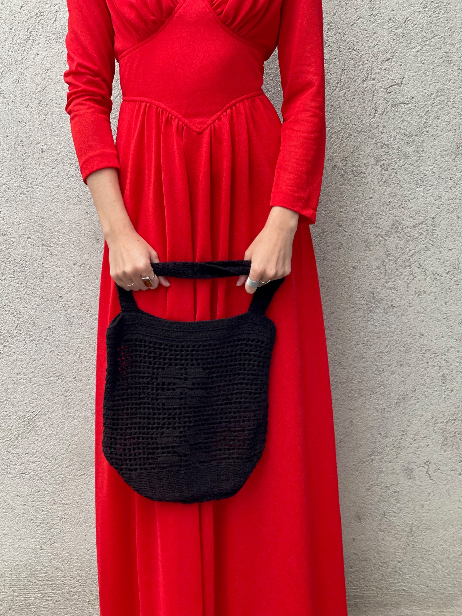 Vintage Crochet Tote & Purse