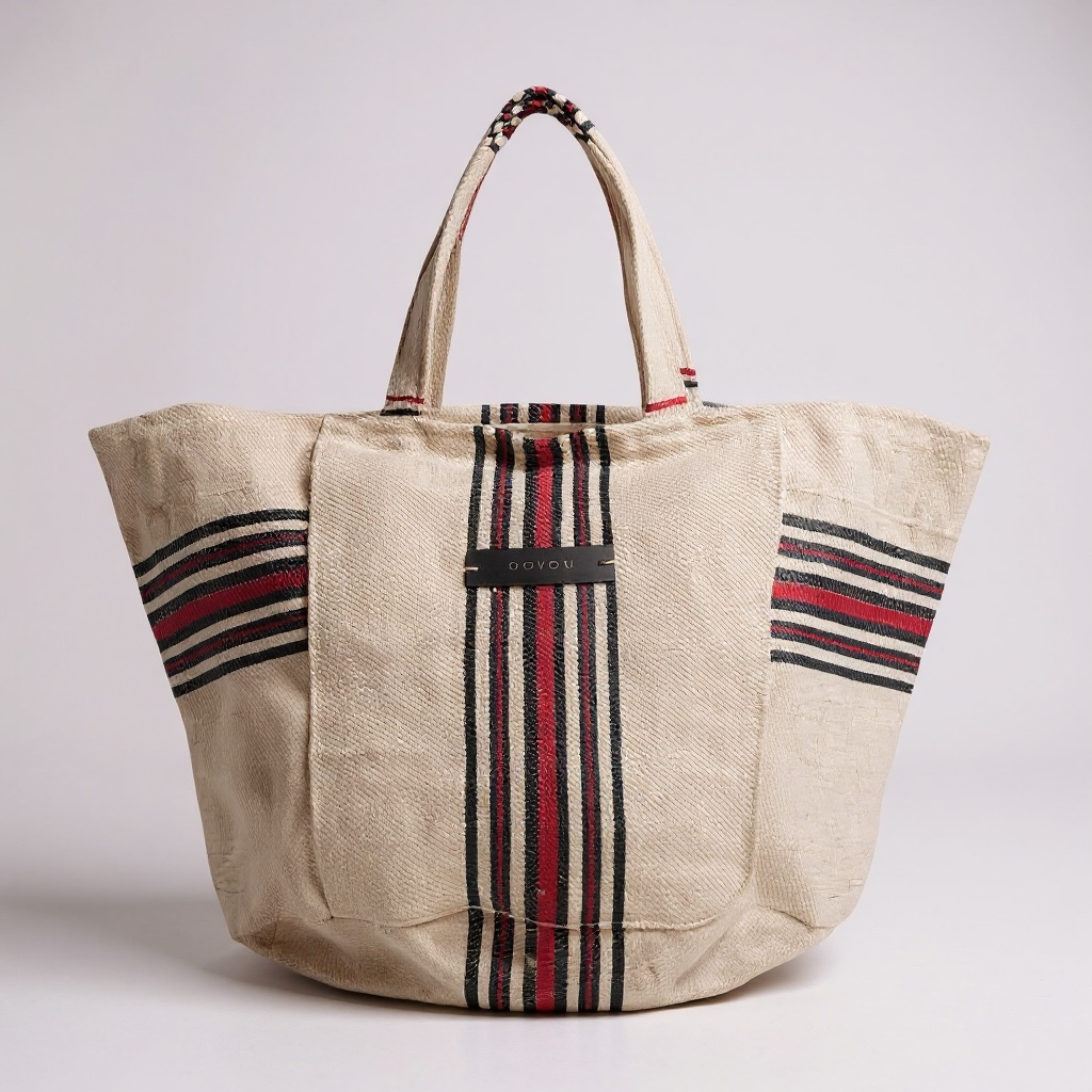 Black & Red Basket bag