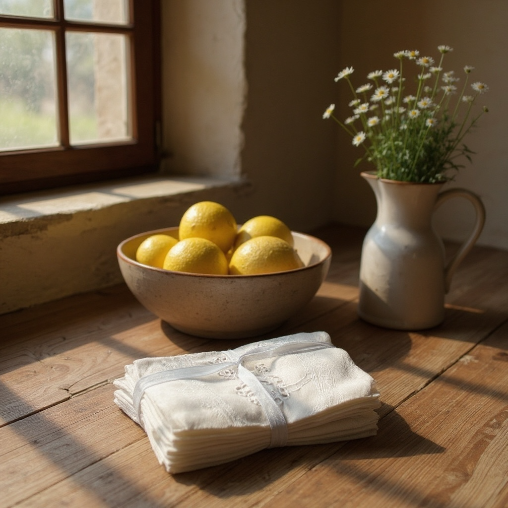 SET Old French Tabel Napkins