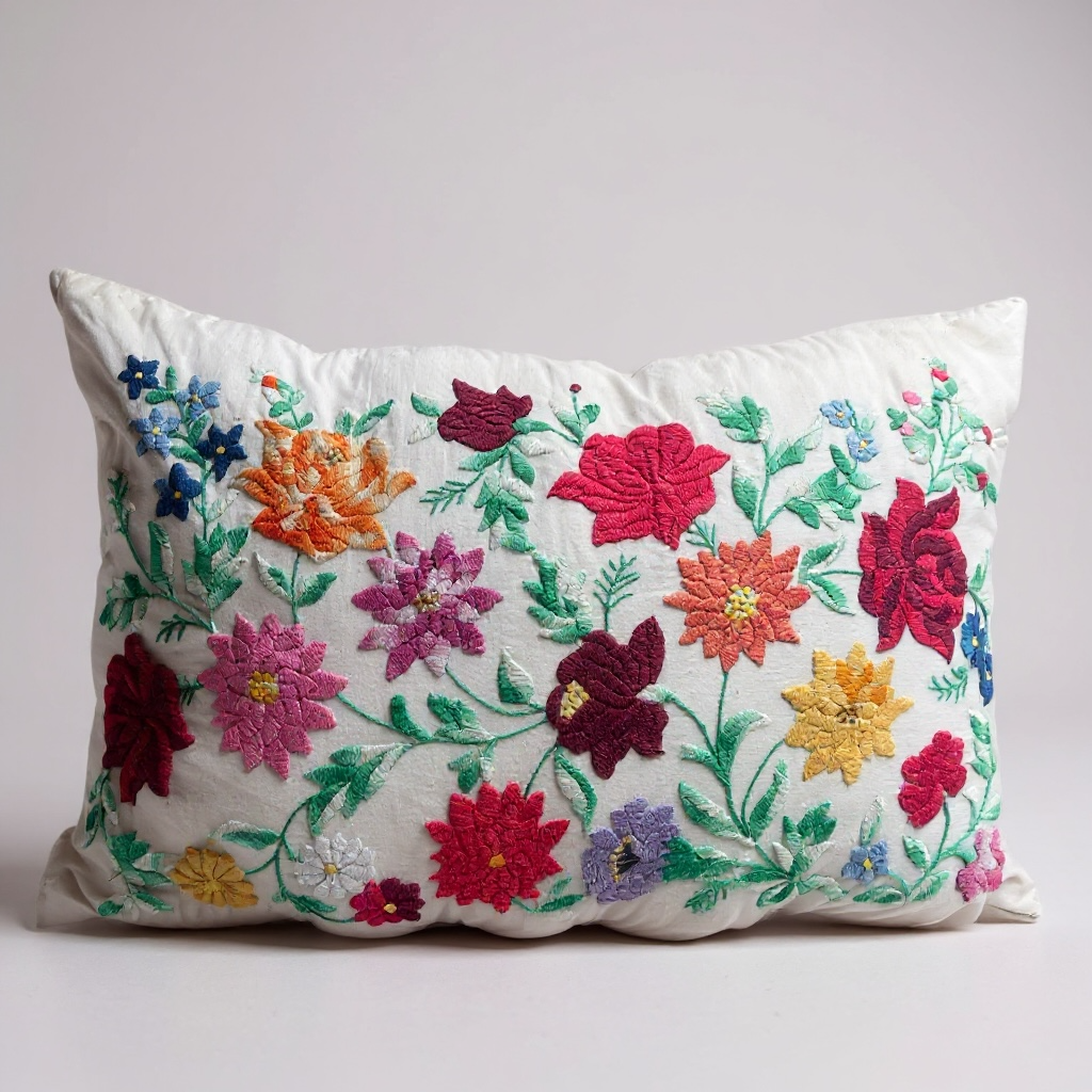 Vintage embroidery Pillow
