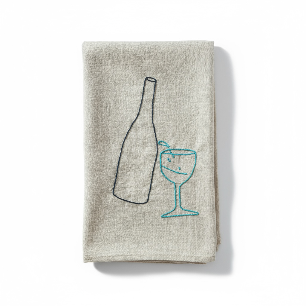 Festive French Table Napkin