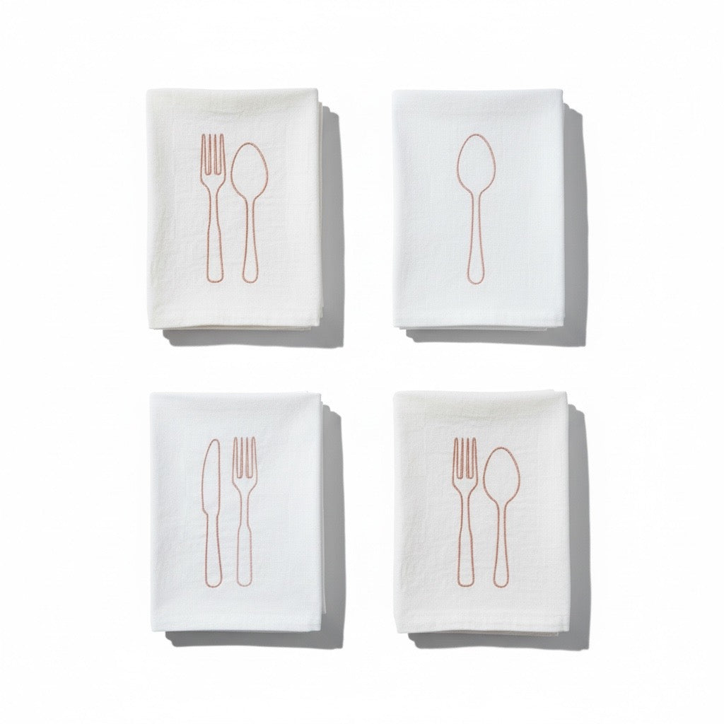 Set of Embroidered Napkins