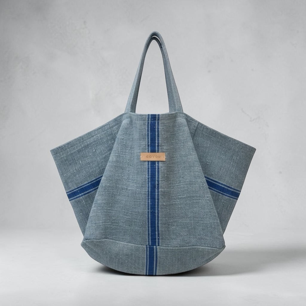 Blue XL BEACH TOTE