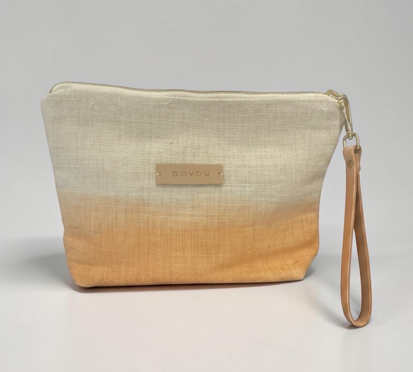 Orange Tie-dye Pouch M
