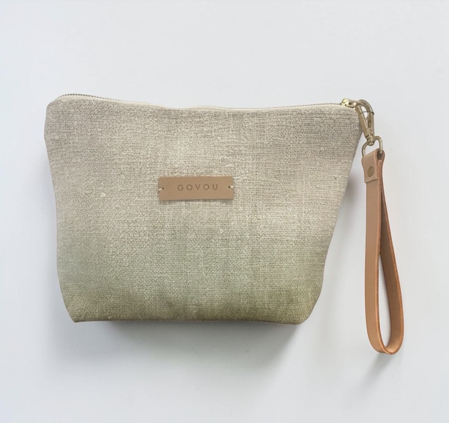 Green Tie-dye Pouch