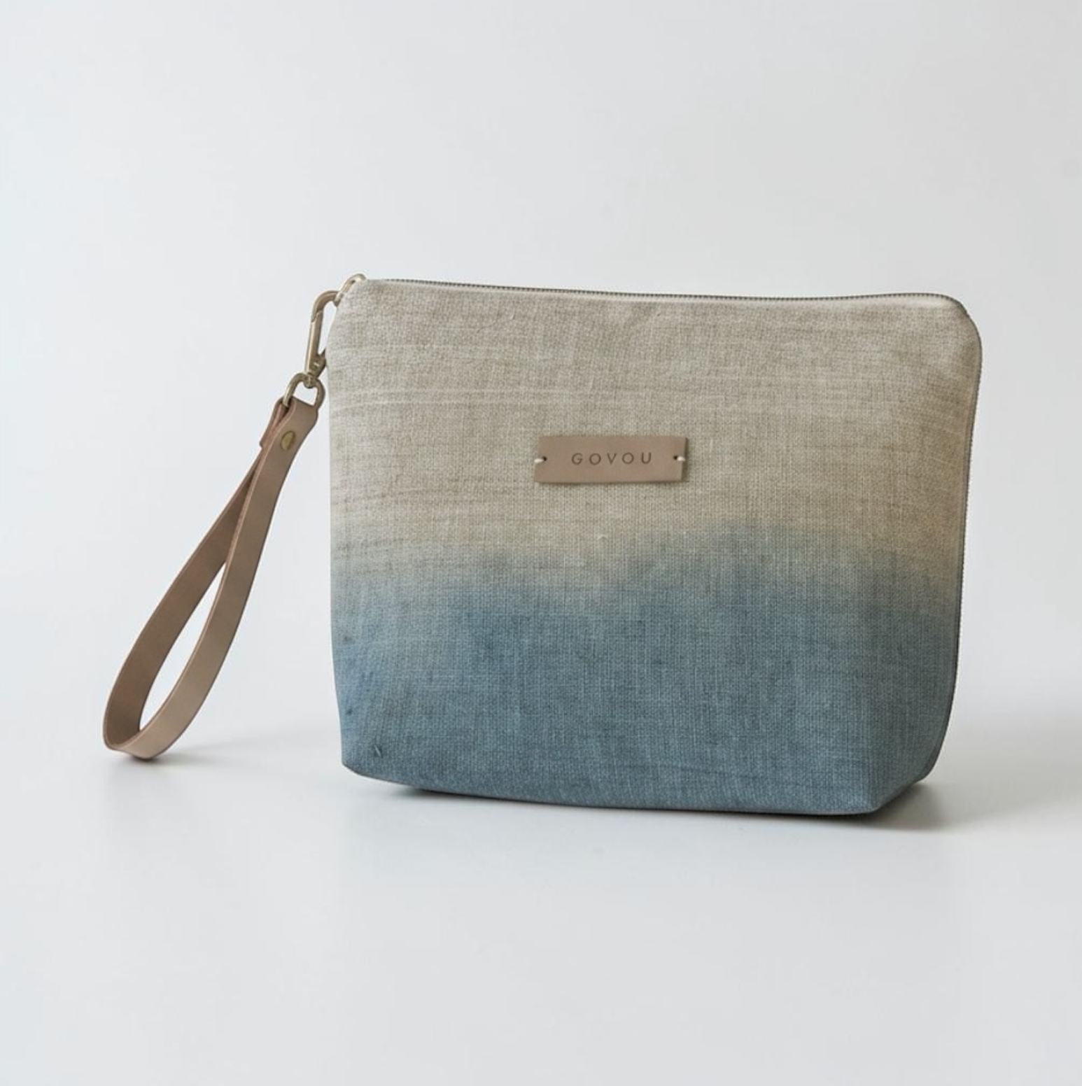 Blue Tie-dye Pouch