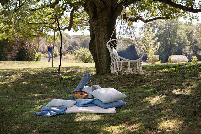 Provence Hand-painted Pillow