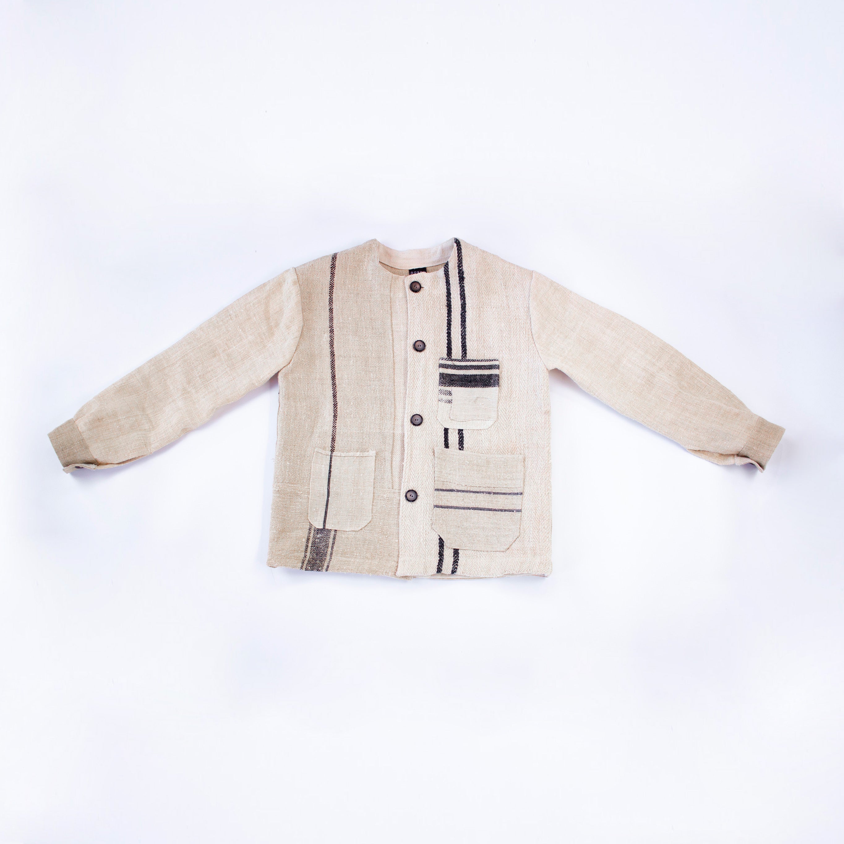 Hemp Quilt Black Jacket