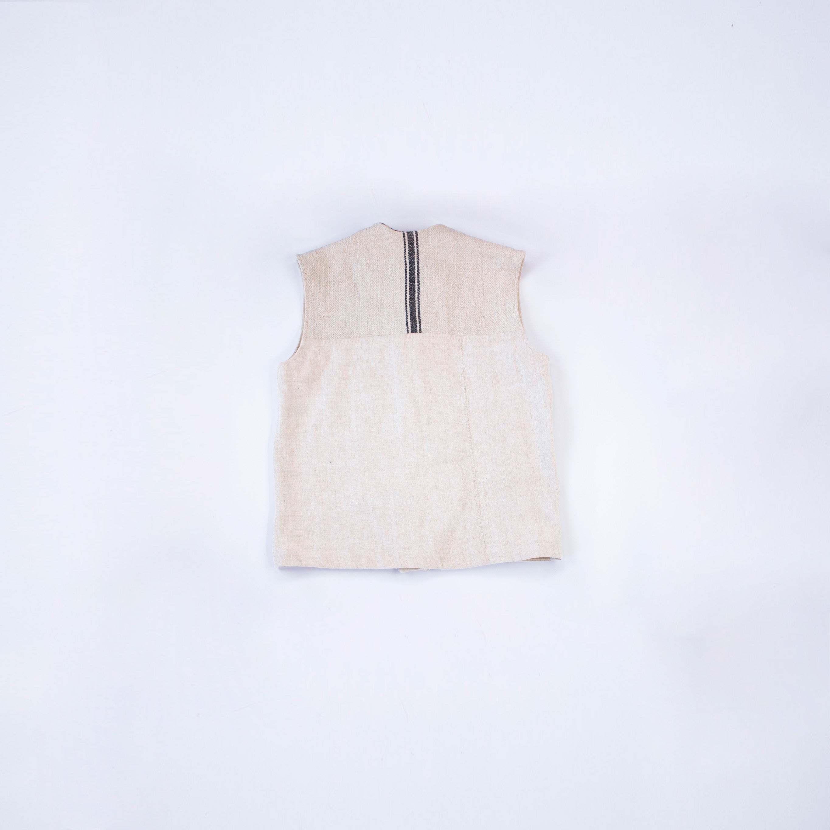 Hemp Quilt Black Vest