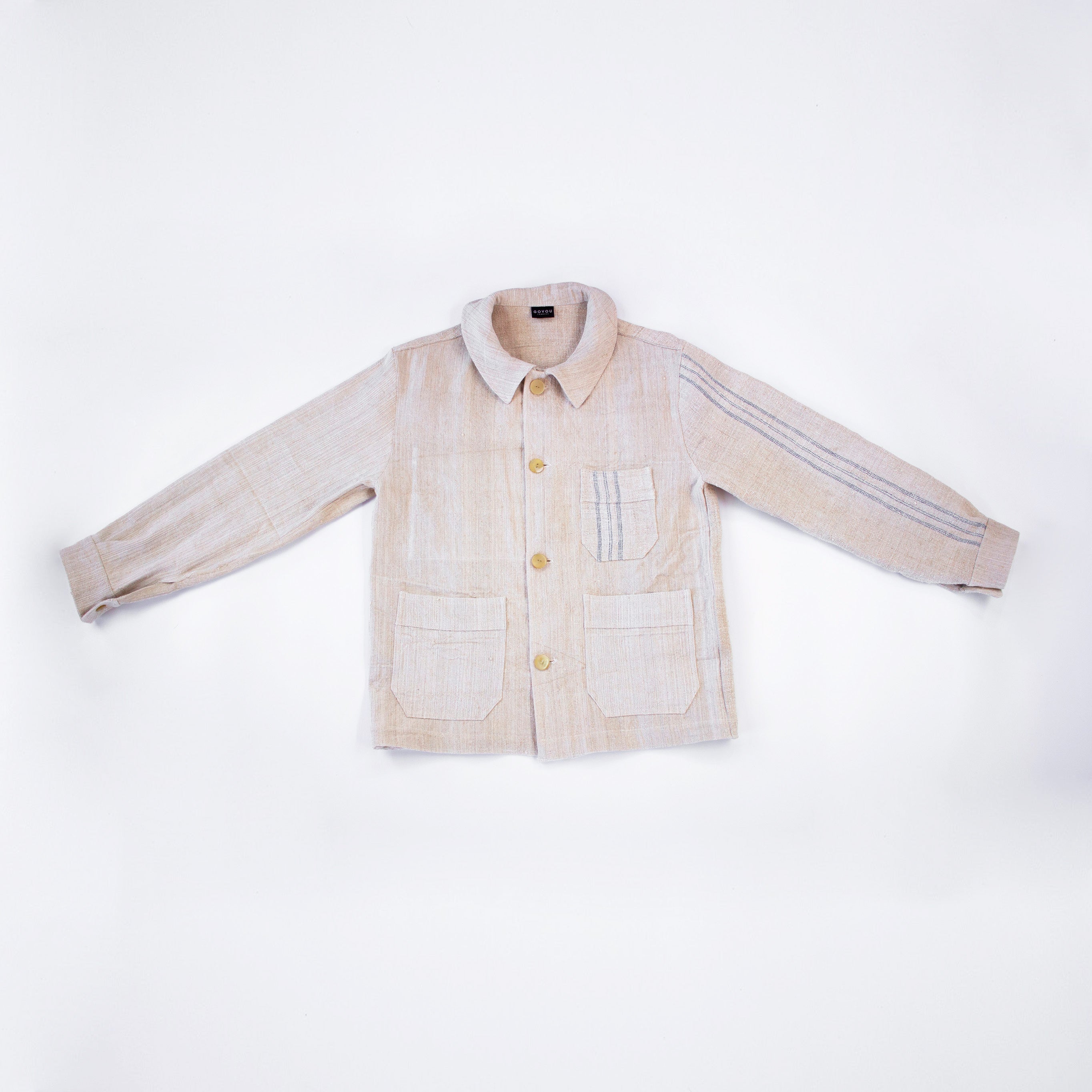 Hemp Quilt Blue Jacket