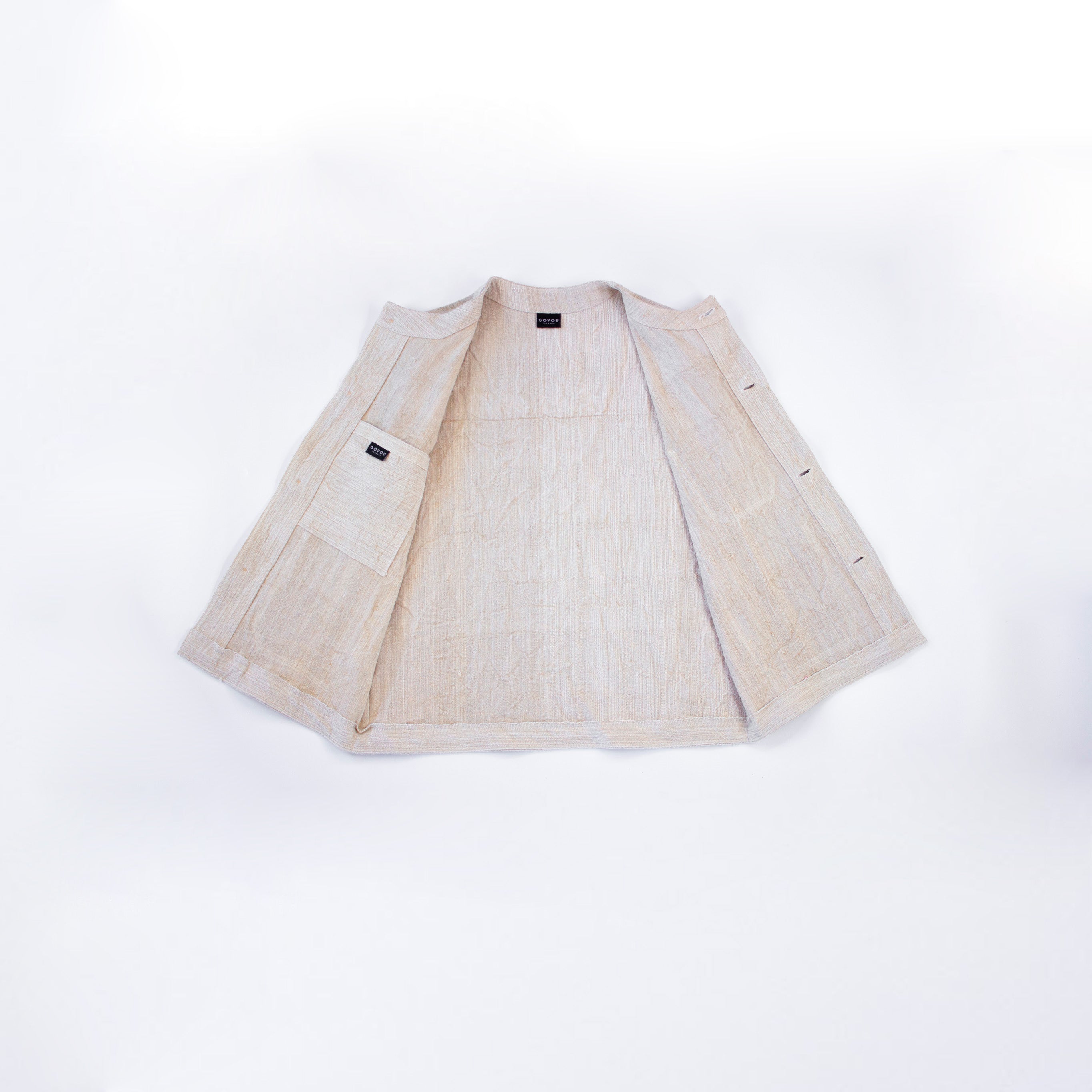 Hemp Brown Quilt Vest