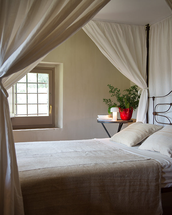 White & Brown Bed Troughs