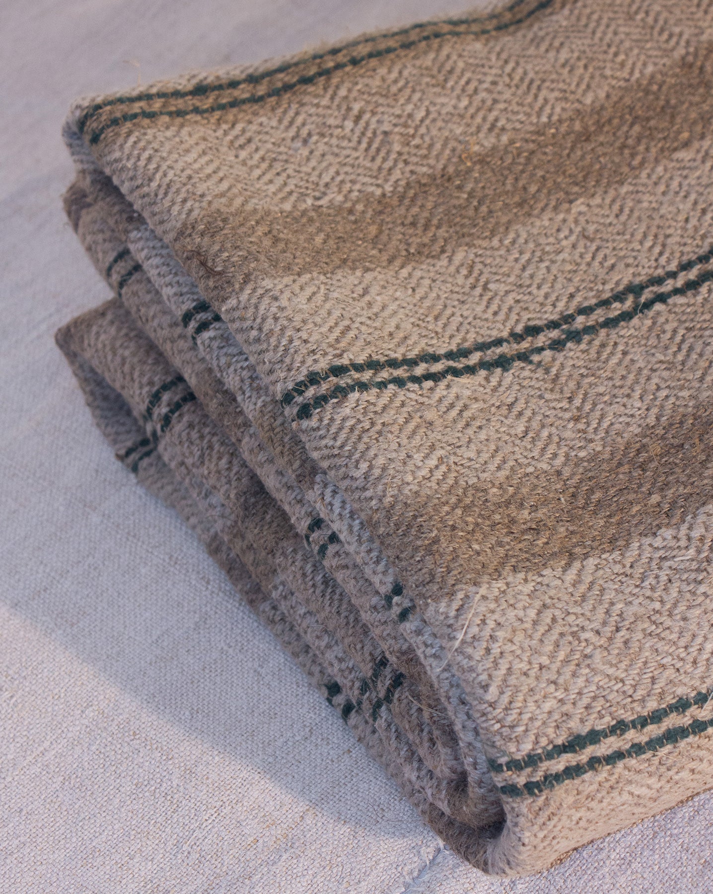 Hemp & Wool Throw #005