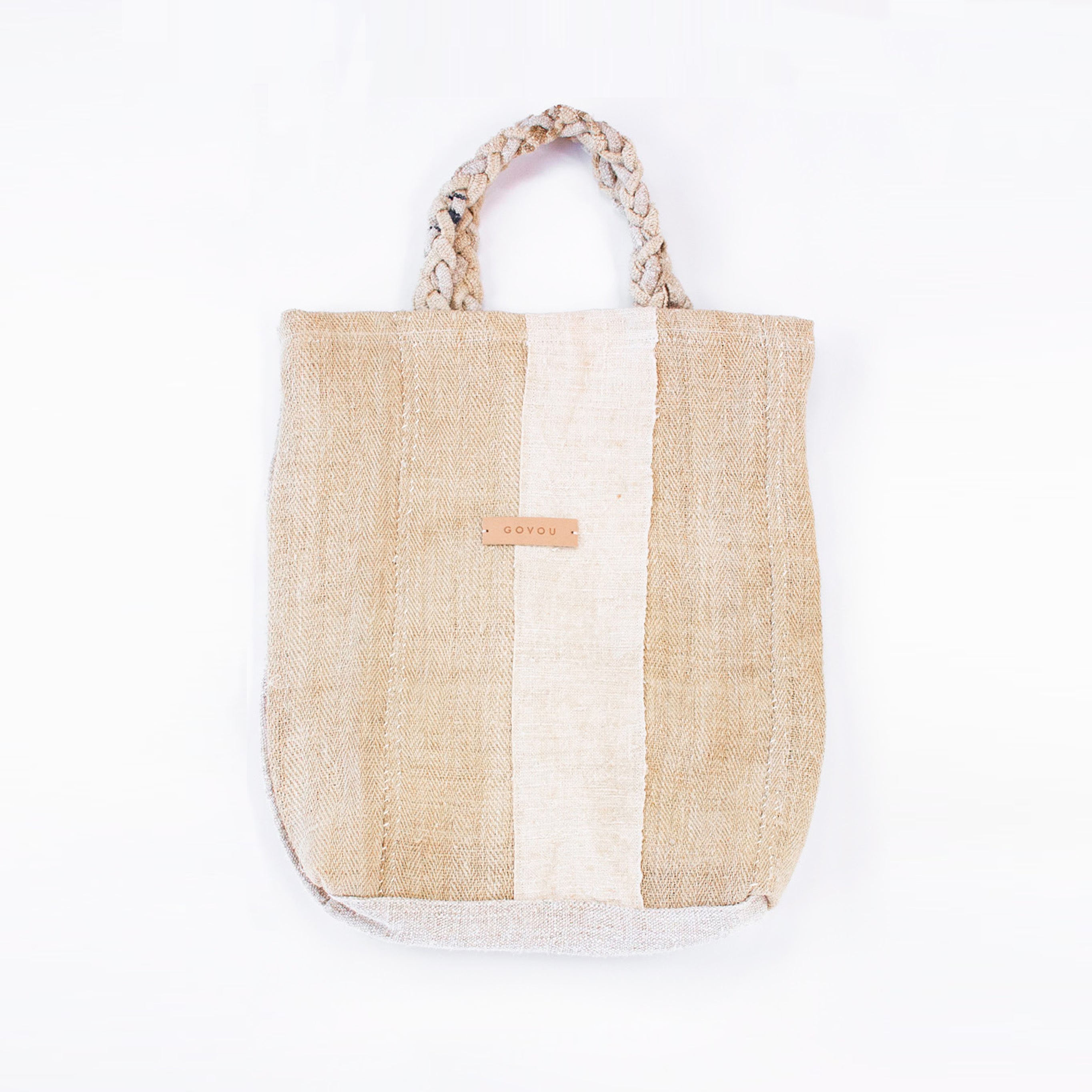 BRAIDED  QUILT HEMP TOTE