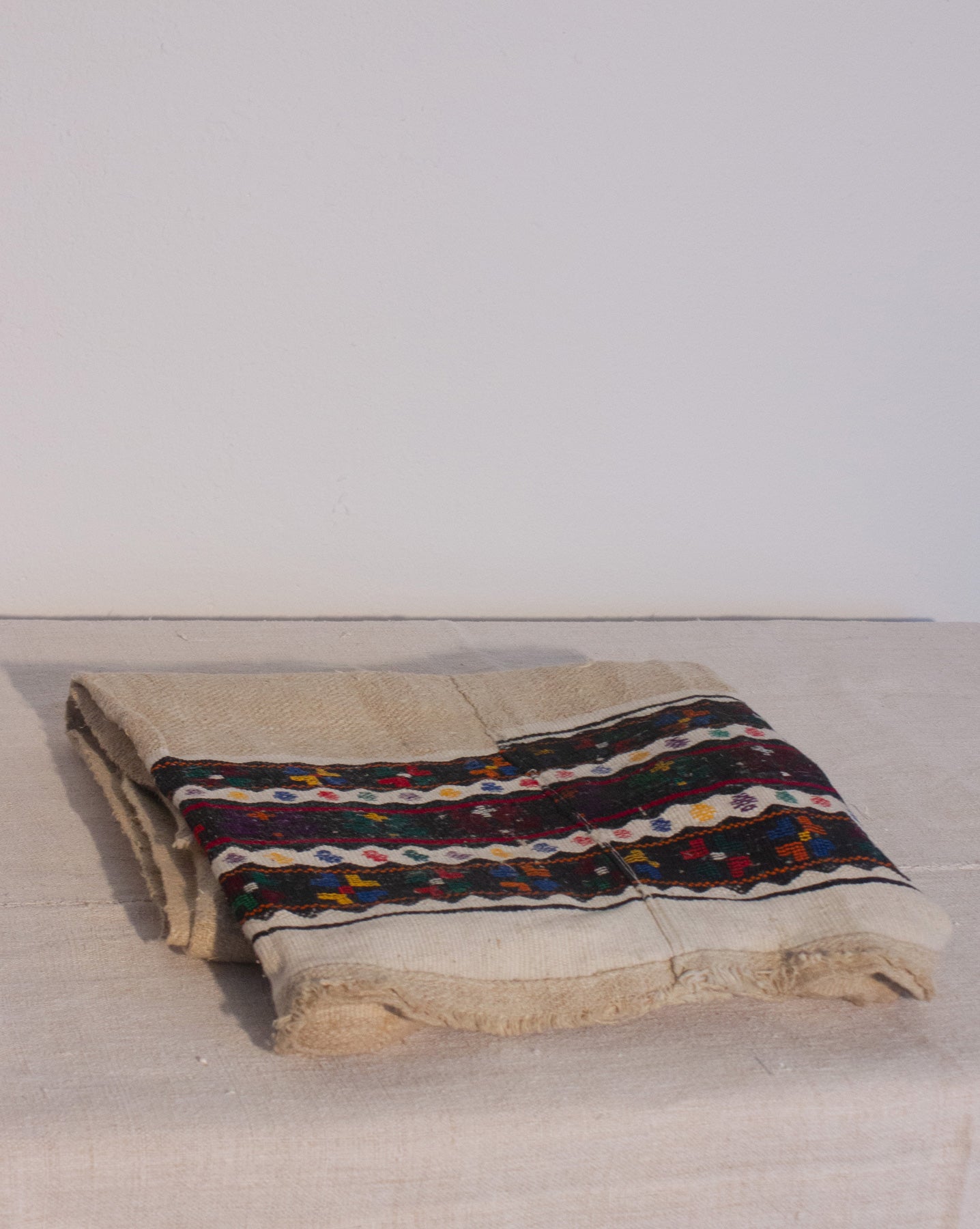 Hemp Folk Throw #006