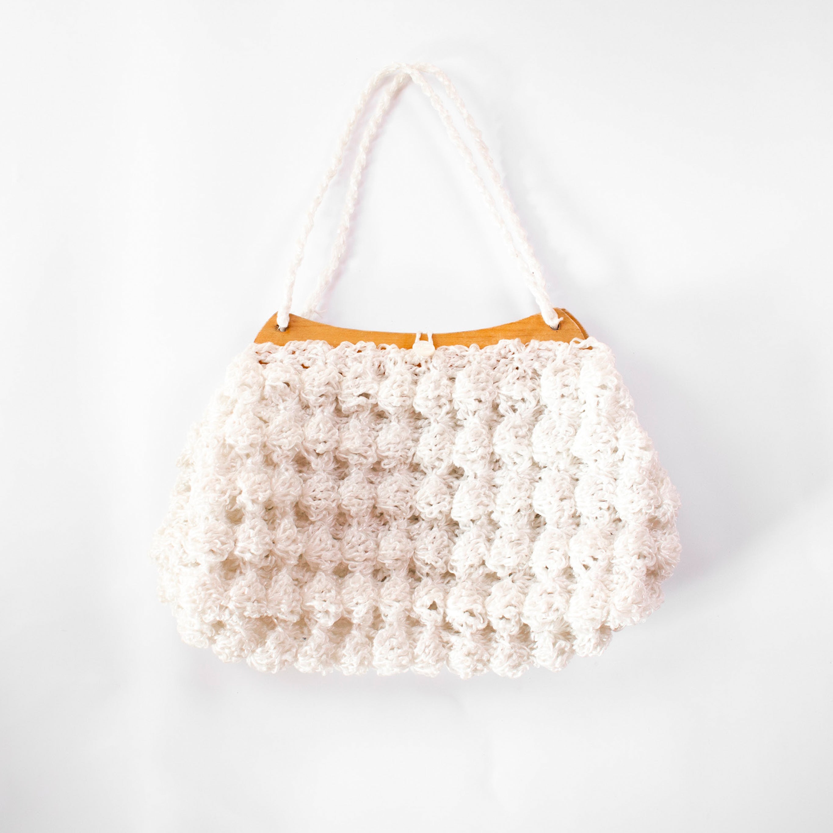 Crochet Recycled Vintage Bag