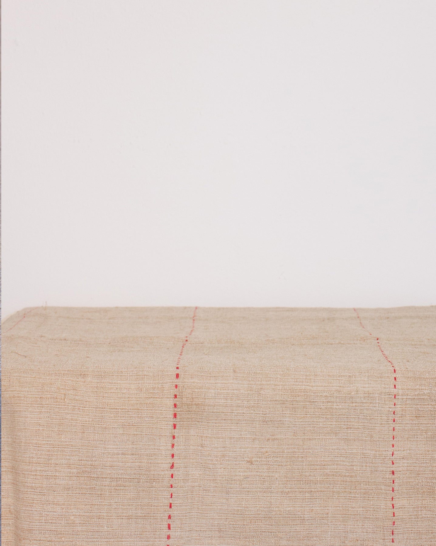 Hand - stitched Linen Tablecloth #002