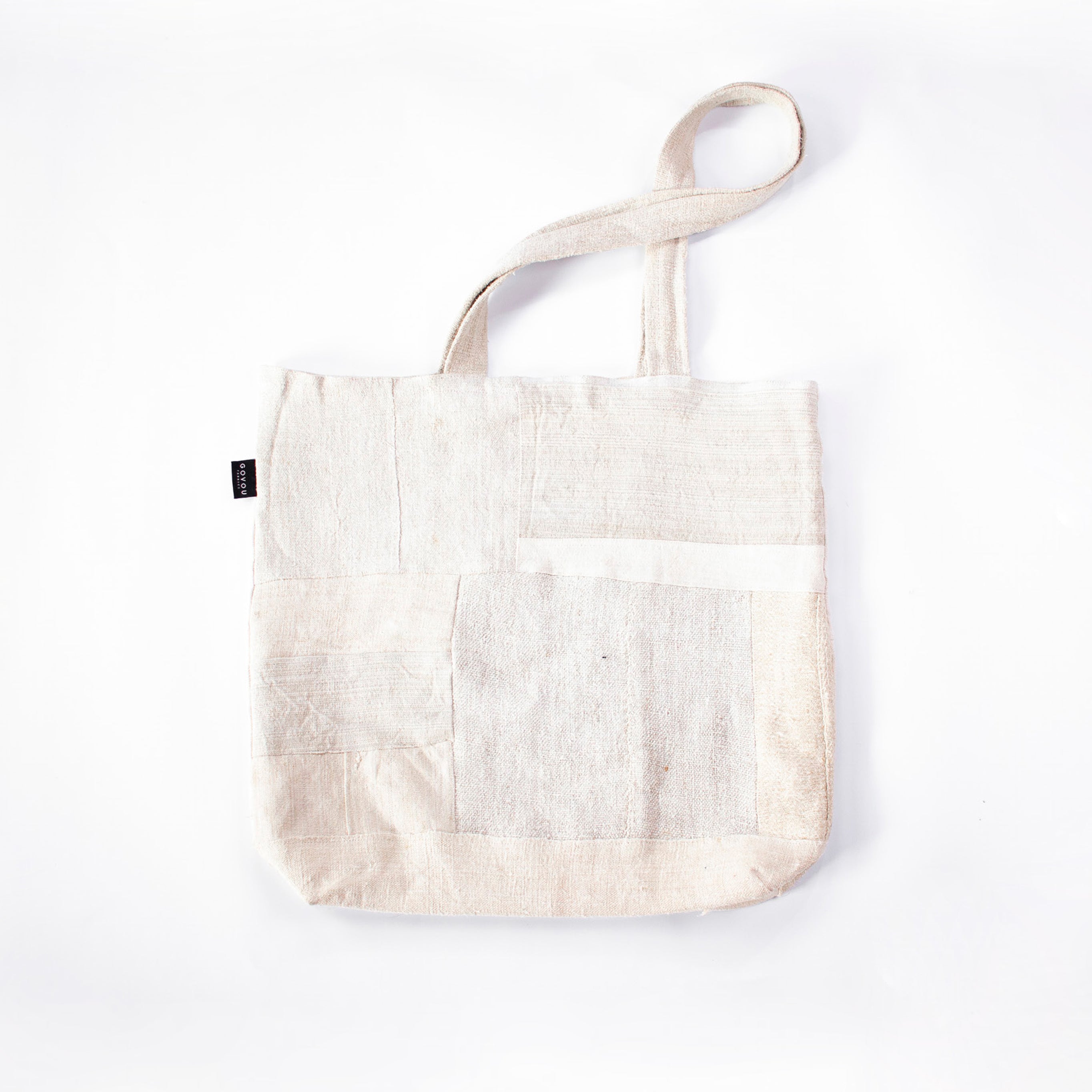 QUILT NEUTRAL HEMP TOTE