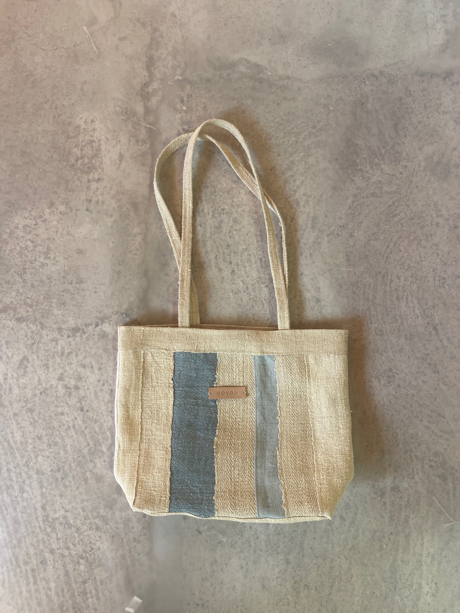 Dark Blue Quilt tote