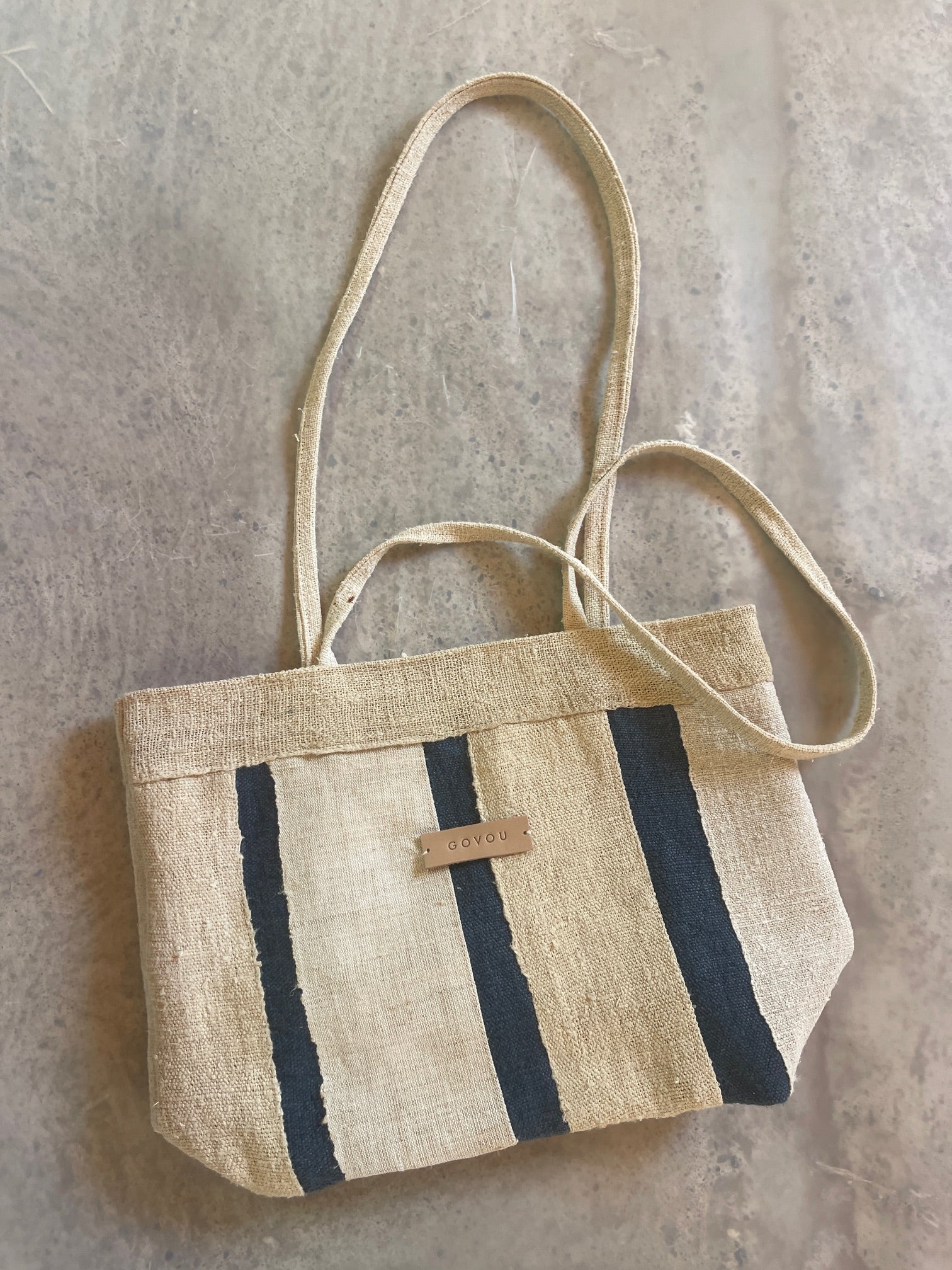 Dark Blue Quilt tote