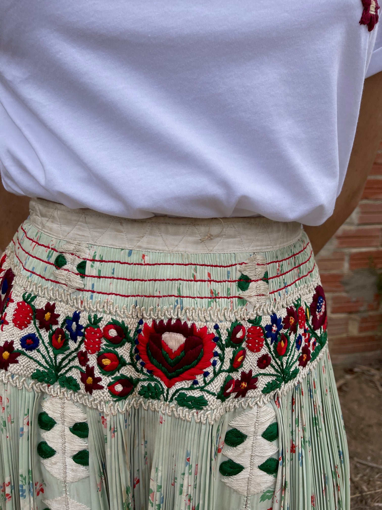 Rare Vintage Folk Apron