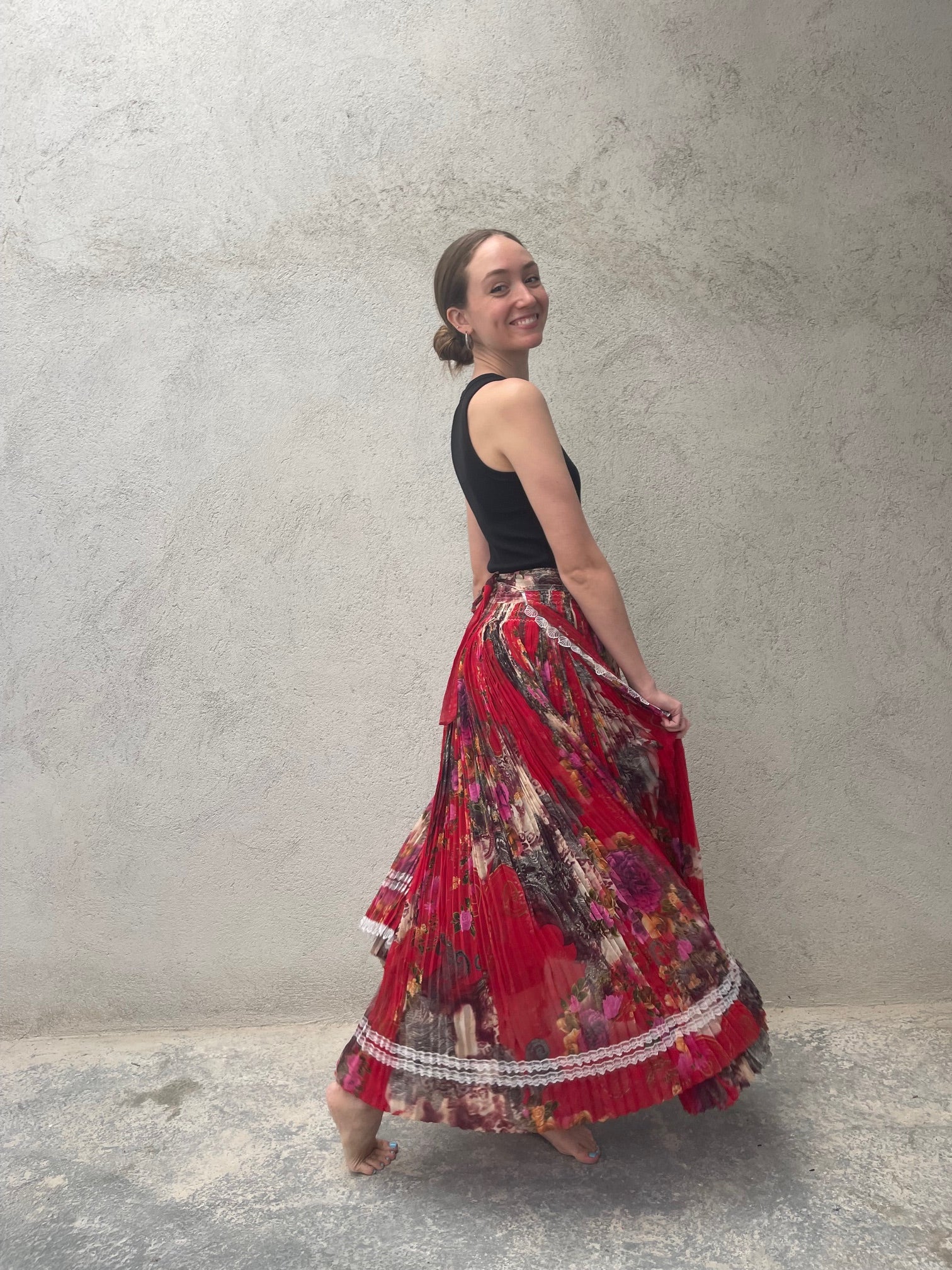 Vintage Folk Skirt  & Apron