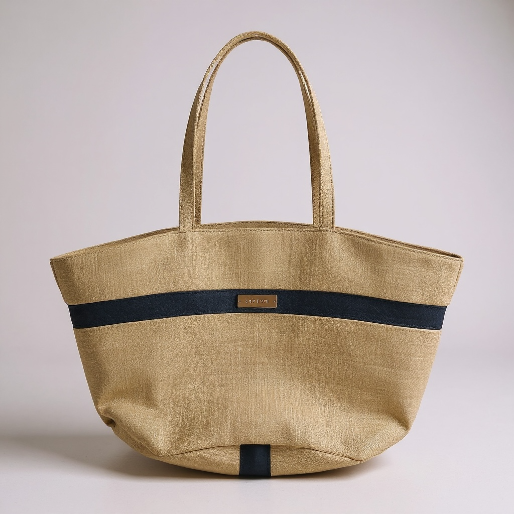 Dark Blue Basket Bag