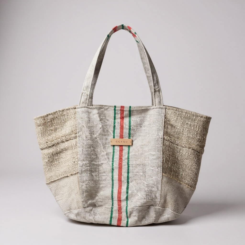 orange green  Basket bag