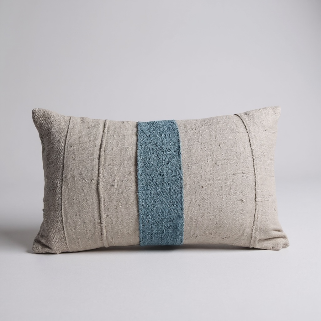 Light  blue Quilt Pillows 30x50