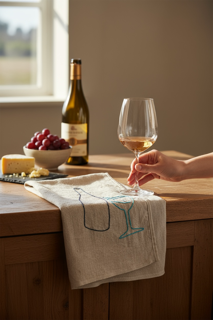 Festive French Table Napkin