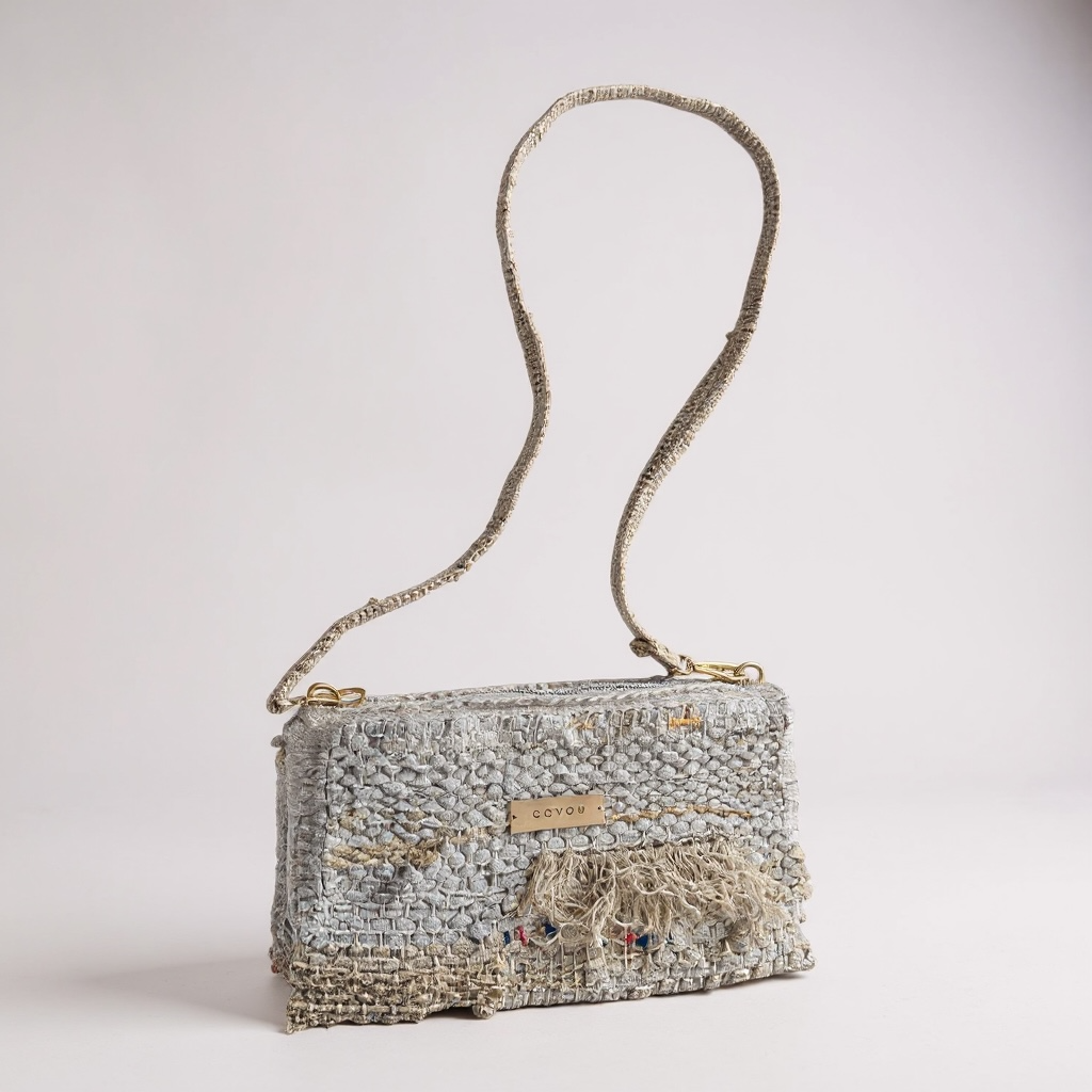 Zero waste woven bag