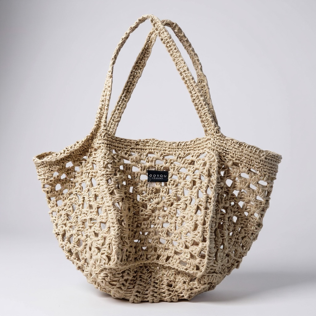 Crochet hemp Tote