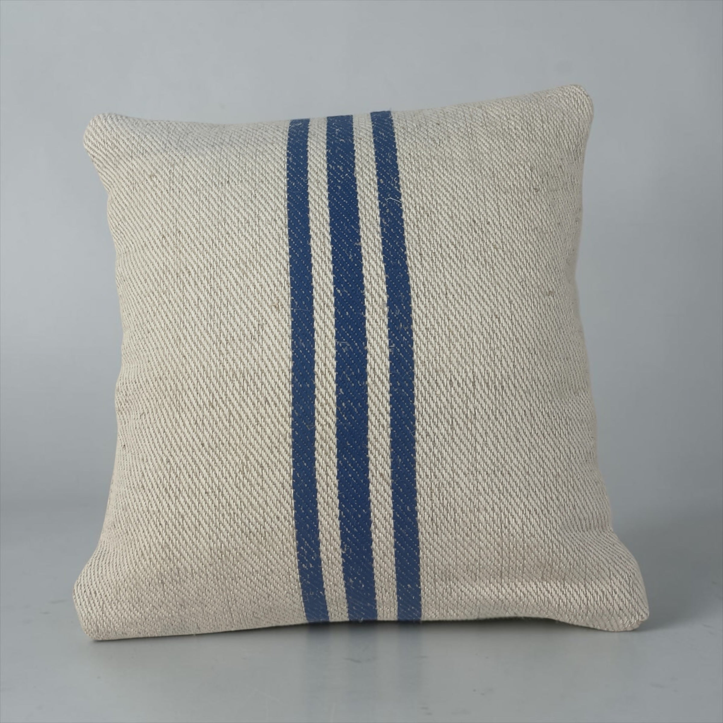 Blue  Linen Pillow  IV.