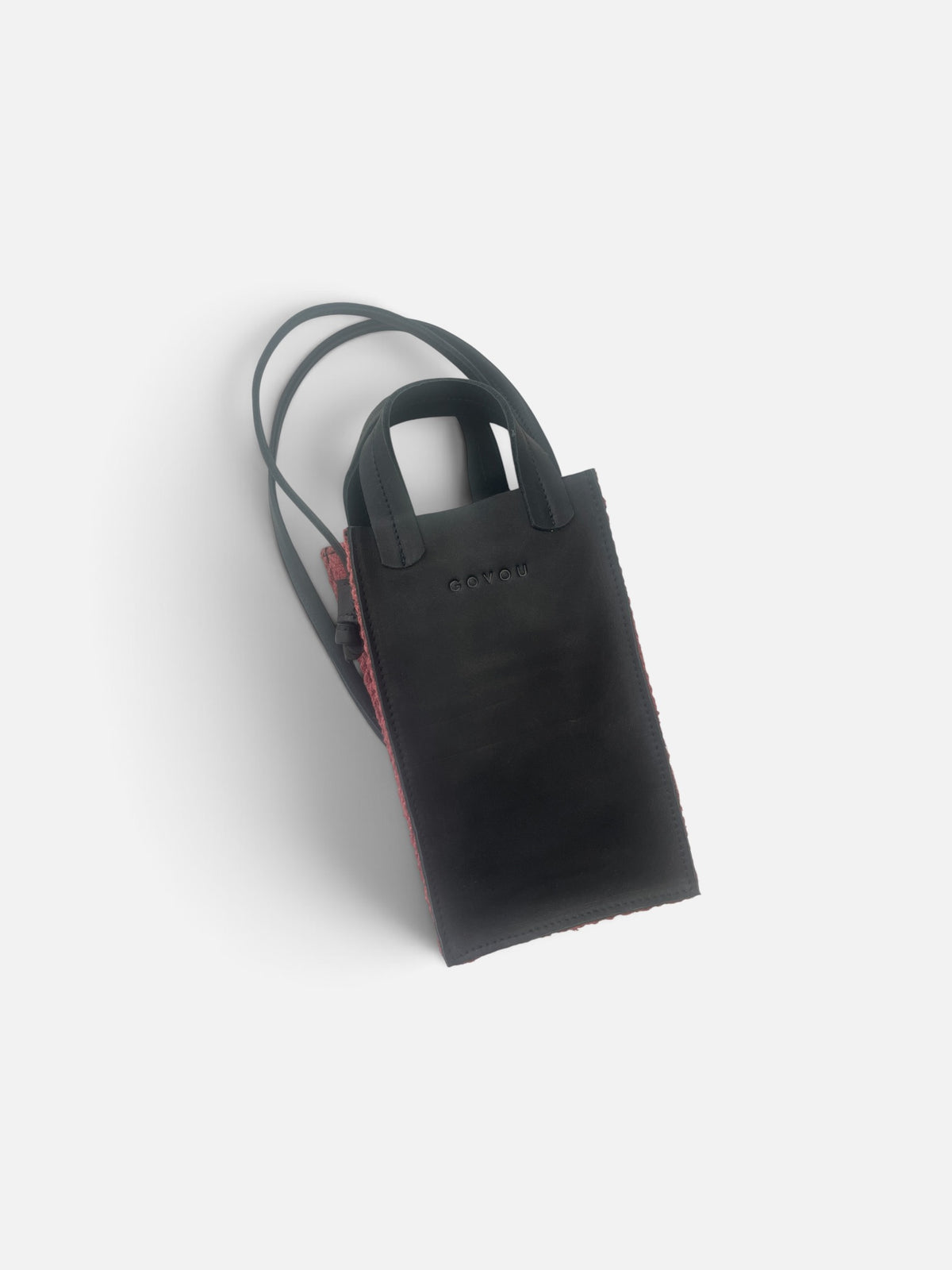 BROWN MOBIL BAG