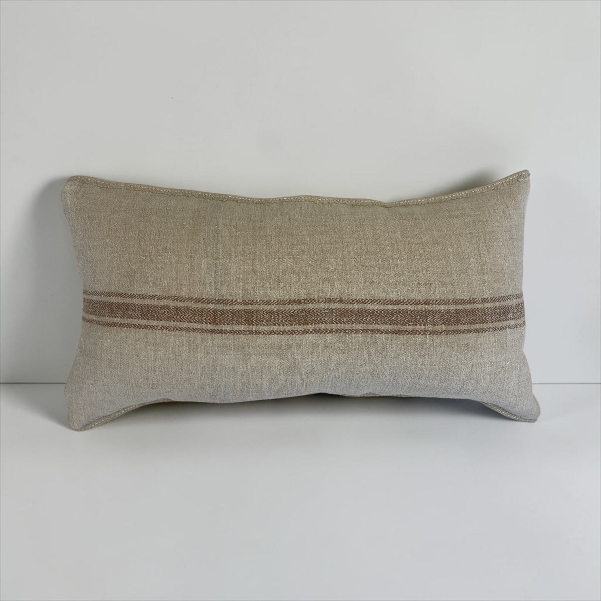 Brown Linen Pillow