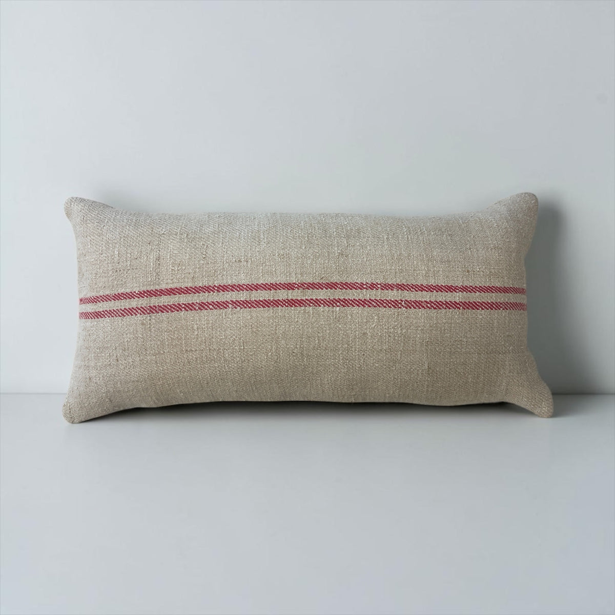 Red Linen Pillow