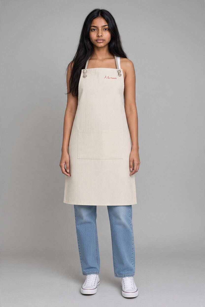 ¨a la mesa ¨ stitched Apron