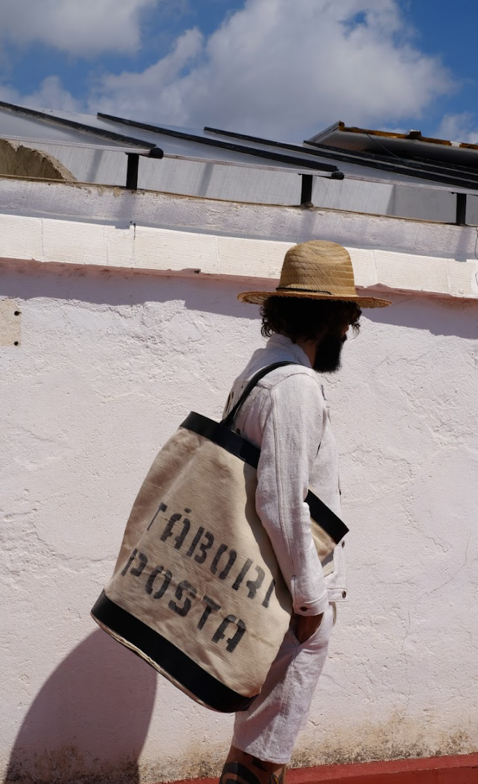 UNISEX -  VINTAGE POSTA BAG XXL