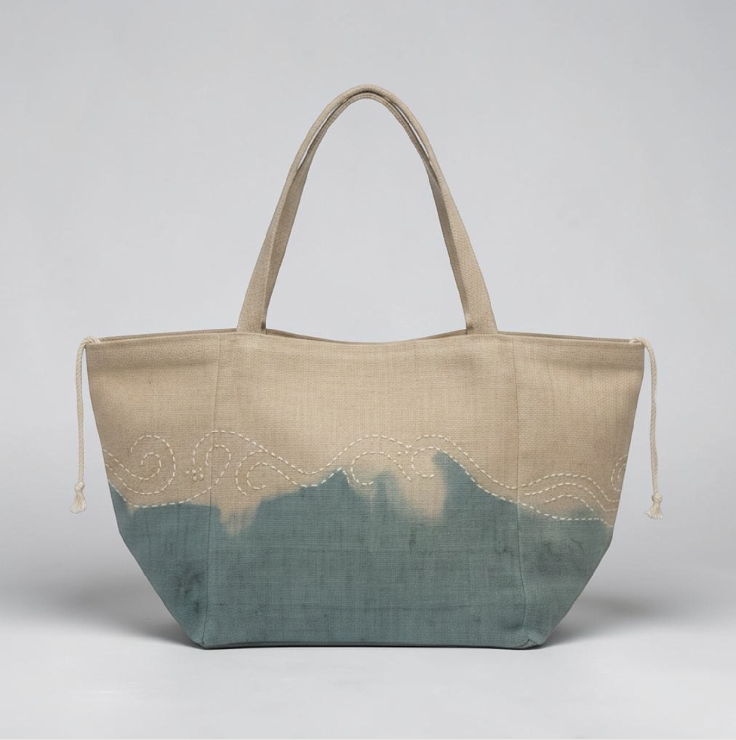Blue  XL BEACH TOTE & Wave