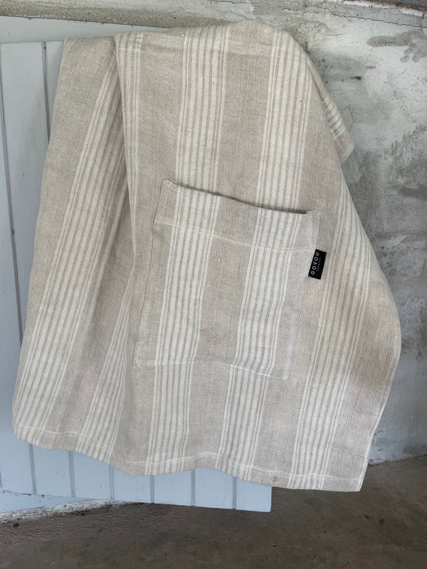 Unique stitched linen Apron