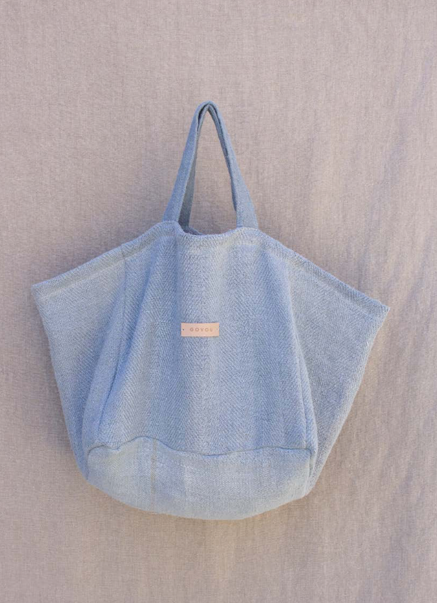 BLUE BEACH TOTE