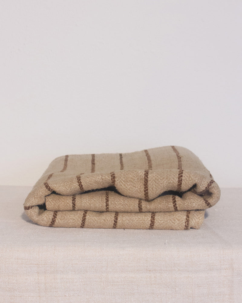 Hemp  &  Wool Throw #003