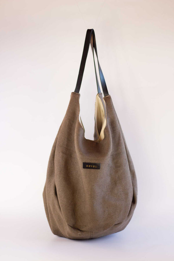 Brown Linen Carmen