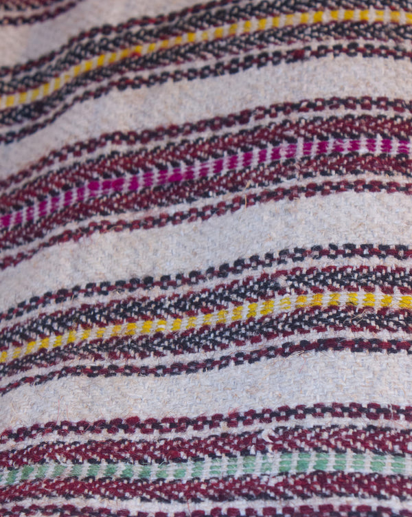 Checkered Hemp & Wool  rug