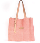 HEMP & LEATHER TOTE