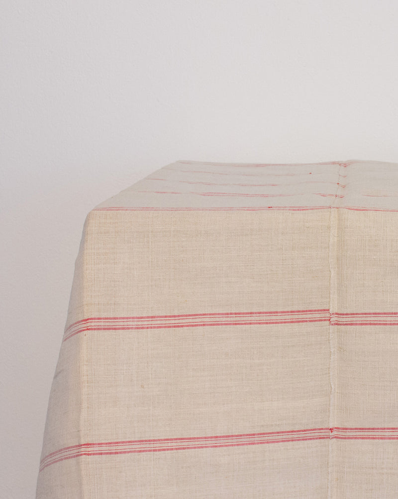 Multiline Linen Tablecloth #004